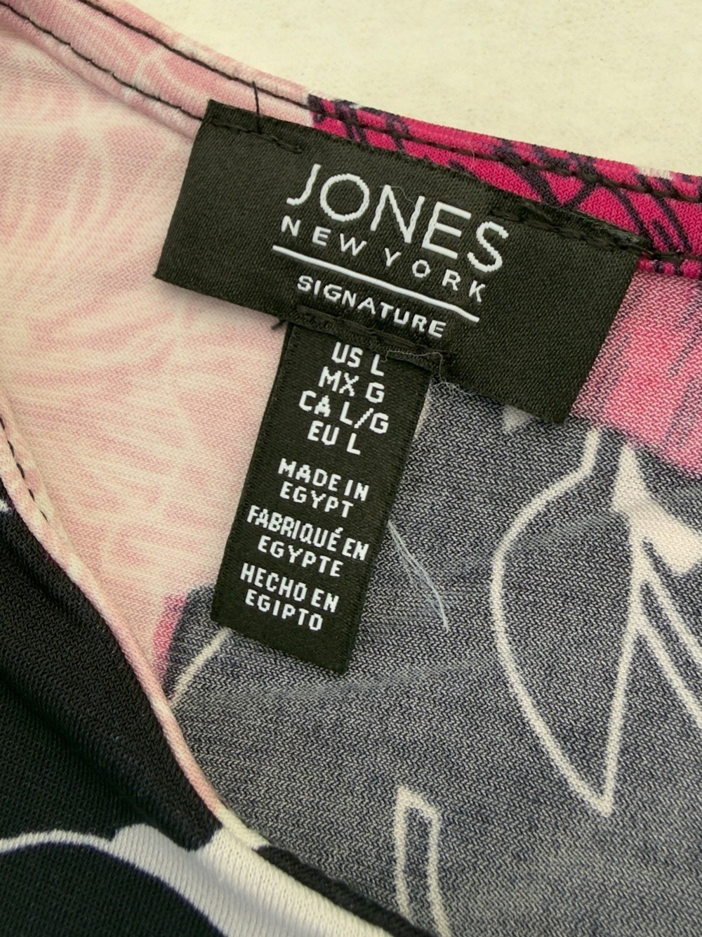 • 🌸 Jones New York Signature Floral Sleeveless Top | Size Large - Picture 8 of 10